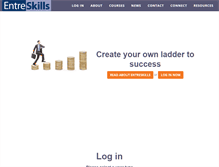 Tablet Screenshot of entreskills.org